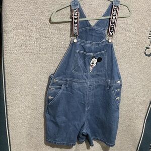Disney Blue Denim Overalls